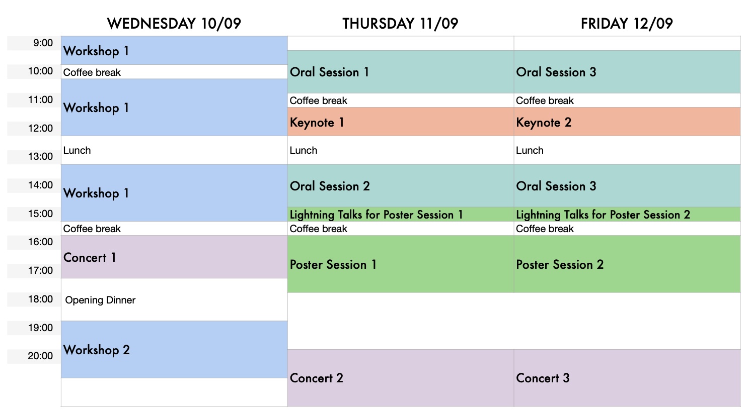 Conference program